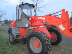 Gebruikte Atlas shovel afgeleverd