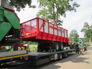 Gebruikte opraapwagen afgeleverd