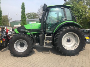 Afgeleverd Deutz-Fahr Agrotron 120 met 2 Vicon maaiers