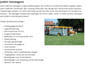 Joskin veewagen afgeleverd